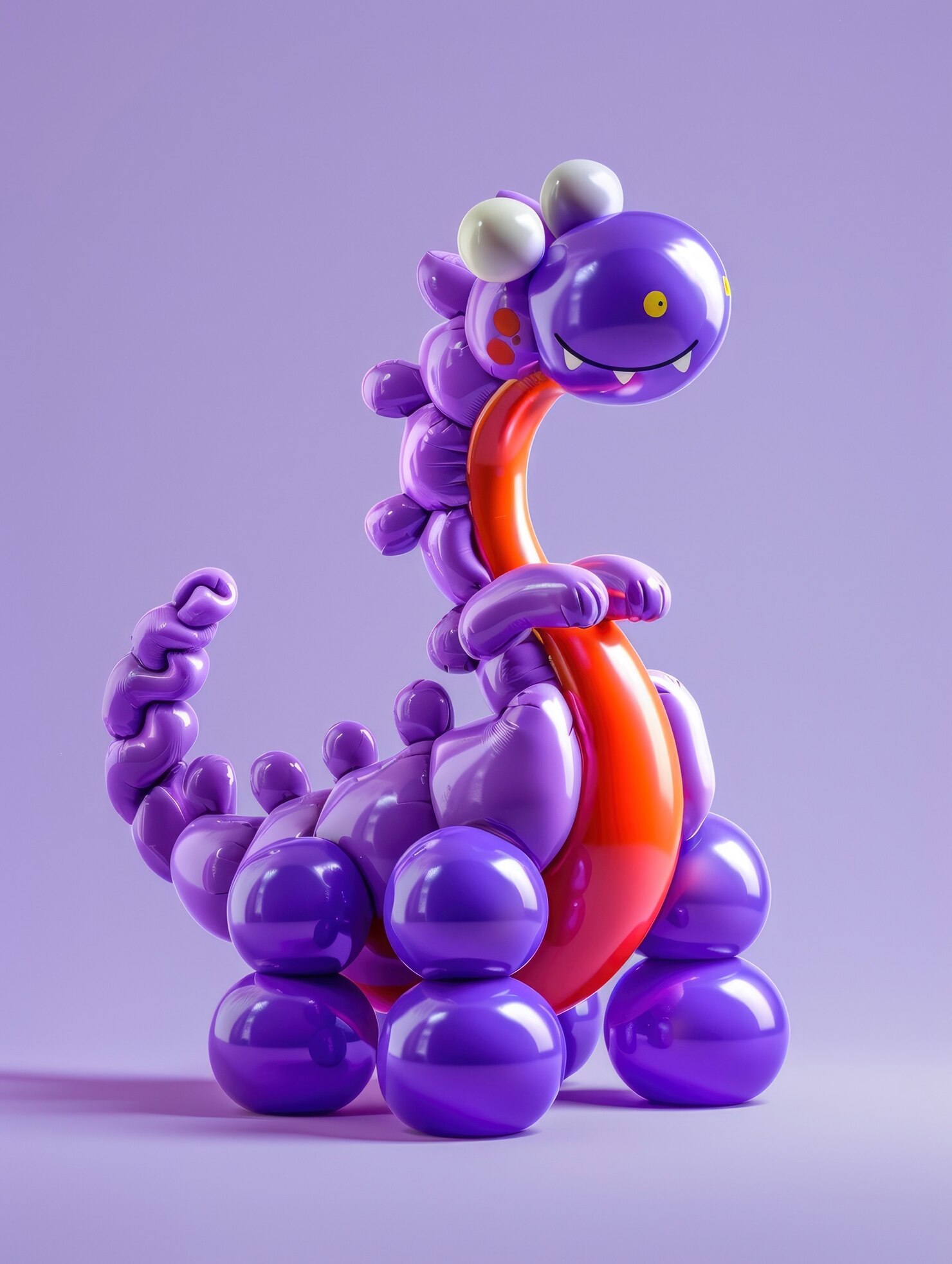 Rendered architectural visualization in Constructivist style